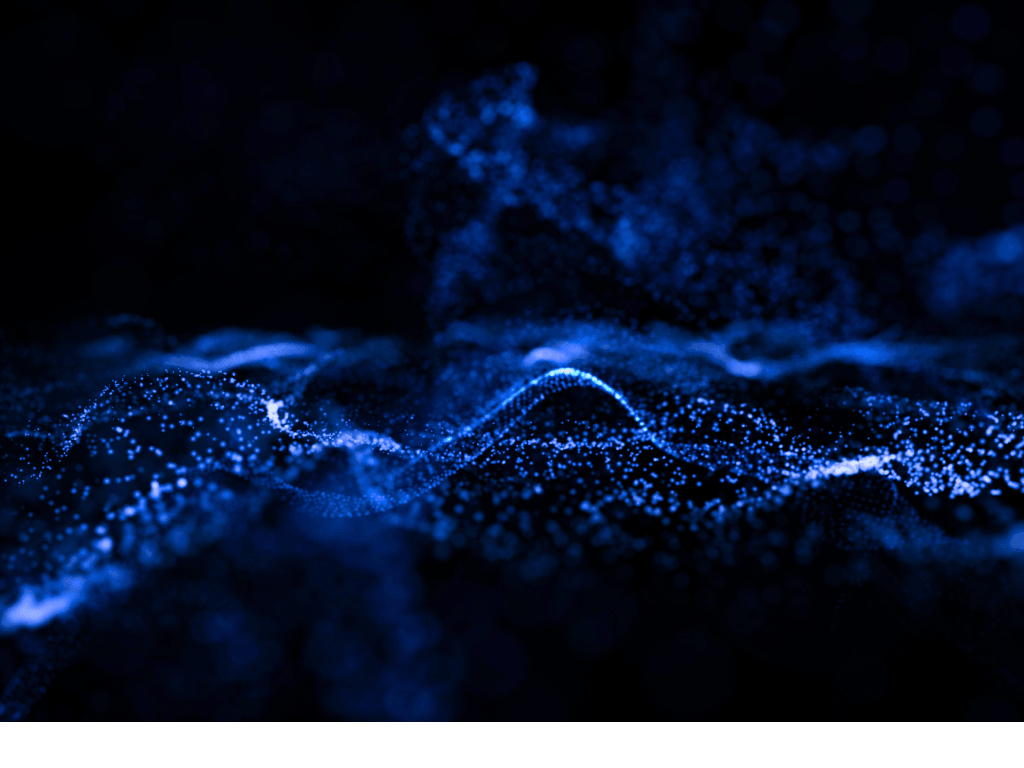 3 d modern particle background with flowing cyber dots 1